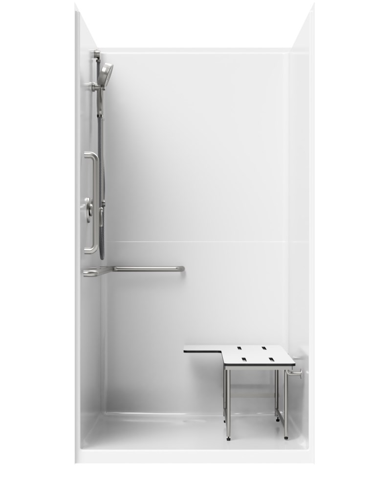 Free Plumbing Fixtures Revit Download Accessible Shower S4452A